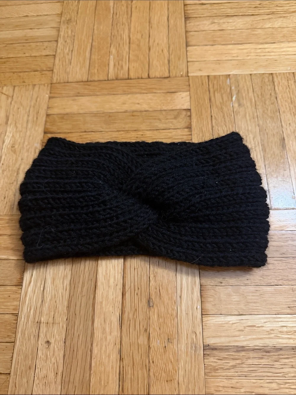 Black Knit Twist Headband - Women Accessories
